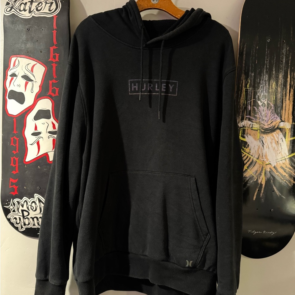 Hurley hoodie size large men used